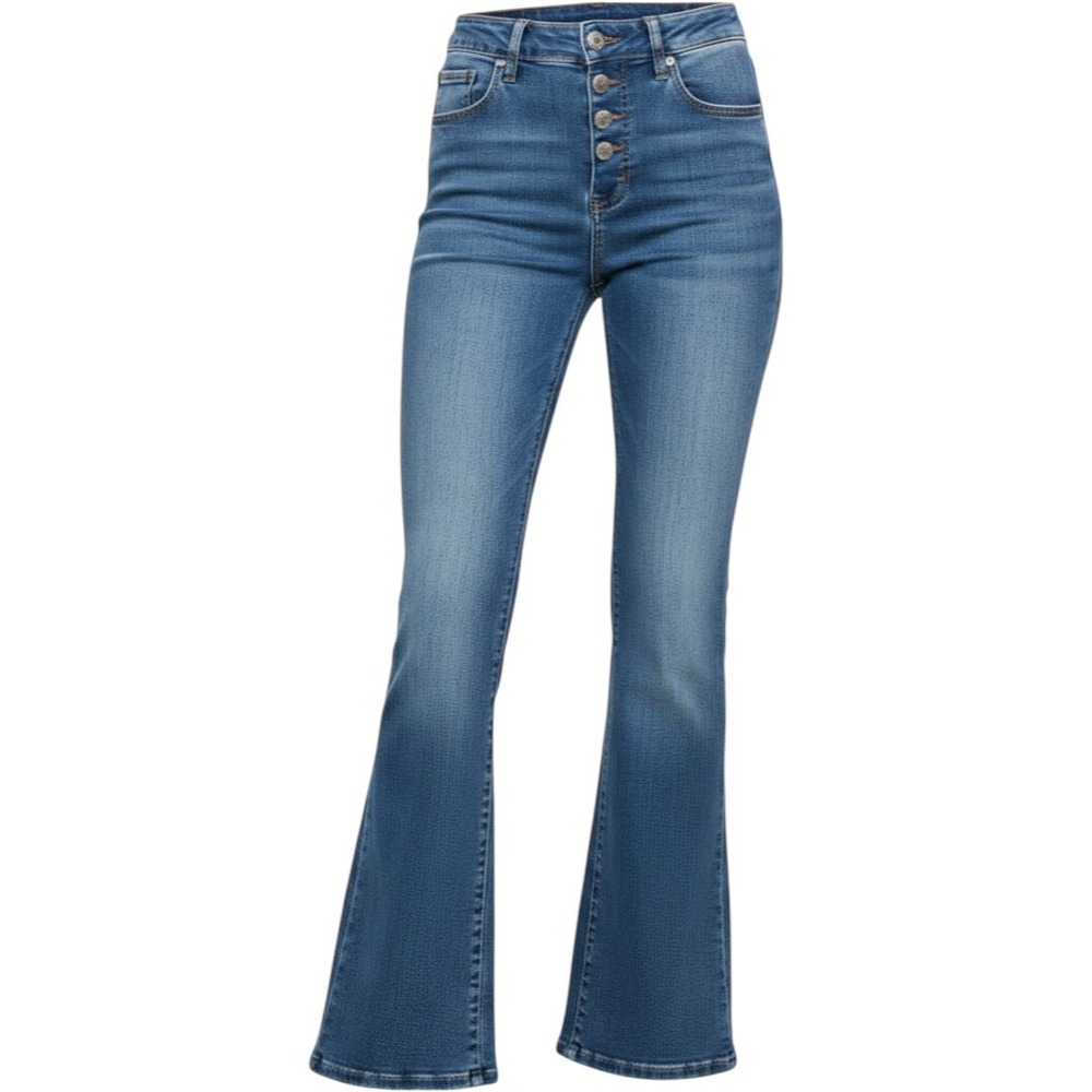 We The Free Jayde High-Rise Flare Jeans W27" x L29.5 Women's Medium Wash Denim